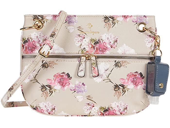 NANETTE LEPORE Bag Loris Printed Crossbody with Solid Sanitizer Case