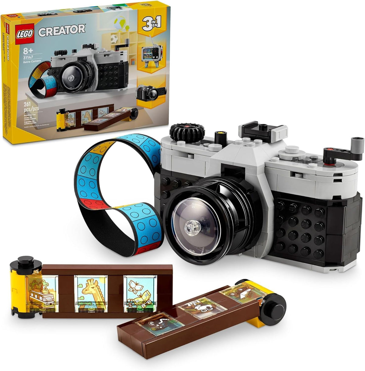 LEGO Toy Creator Retro Camera 3 IN 1 31147 261PCS