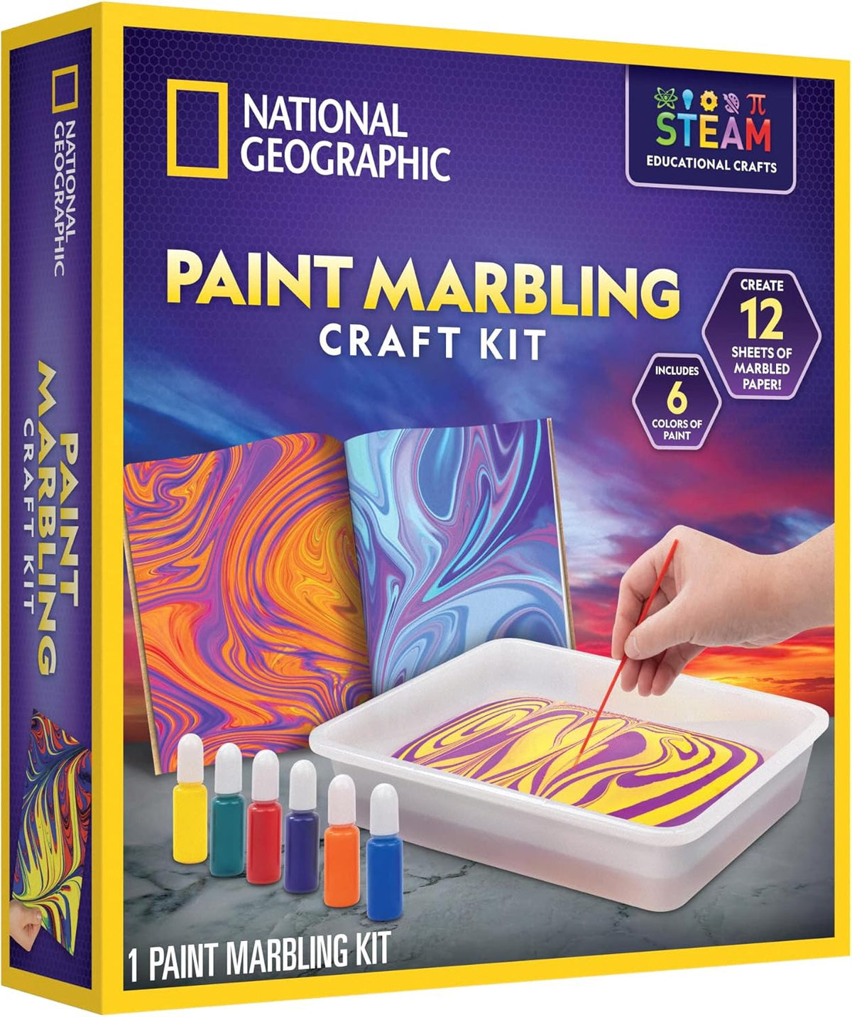 NATIONAL GEOGRAPHIC Toy Marbling Paint Kit