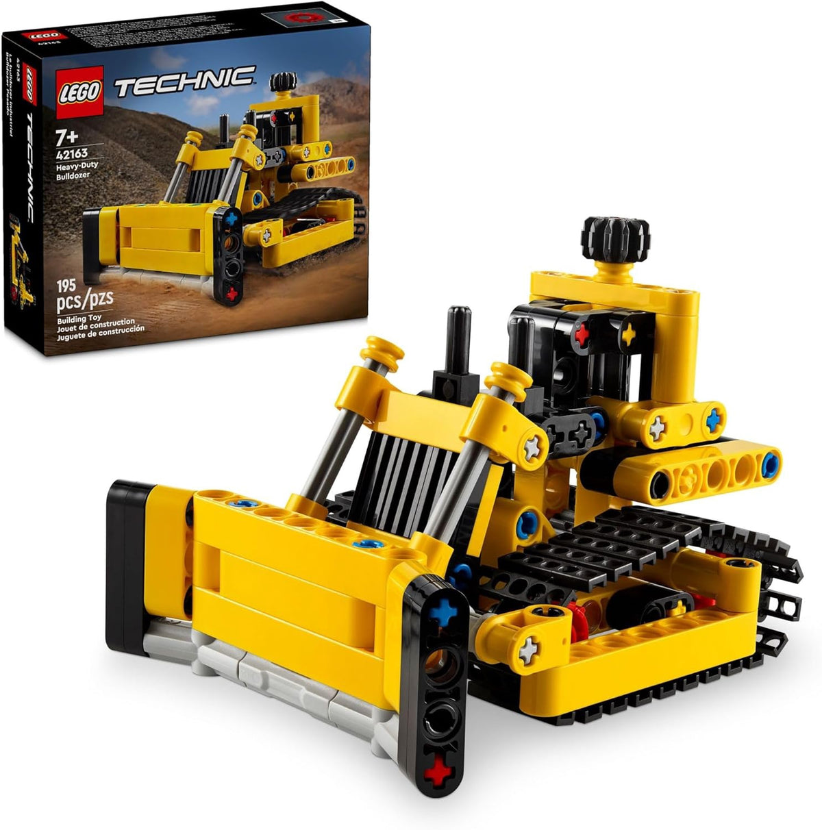 LEGO Toy Technic HEAVY-DUTY Bulldozer 195PCS 42163