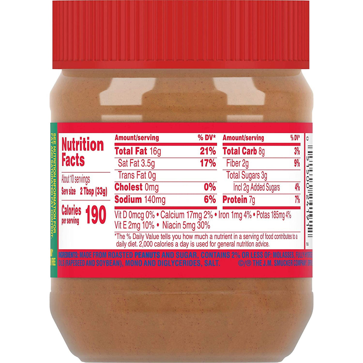 JIF Peanut Butter Creamy 12OZ 340G