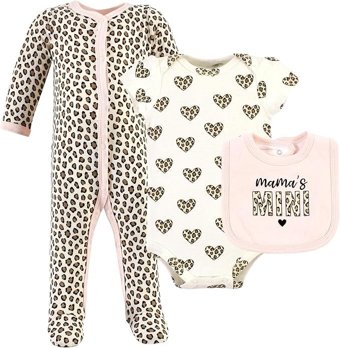 HUDSON BABY Baby Bodysuit Hudson 3PC Set W/BIB