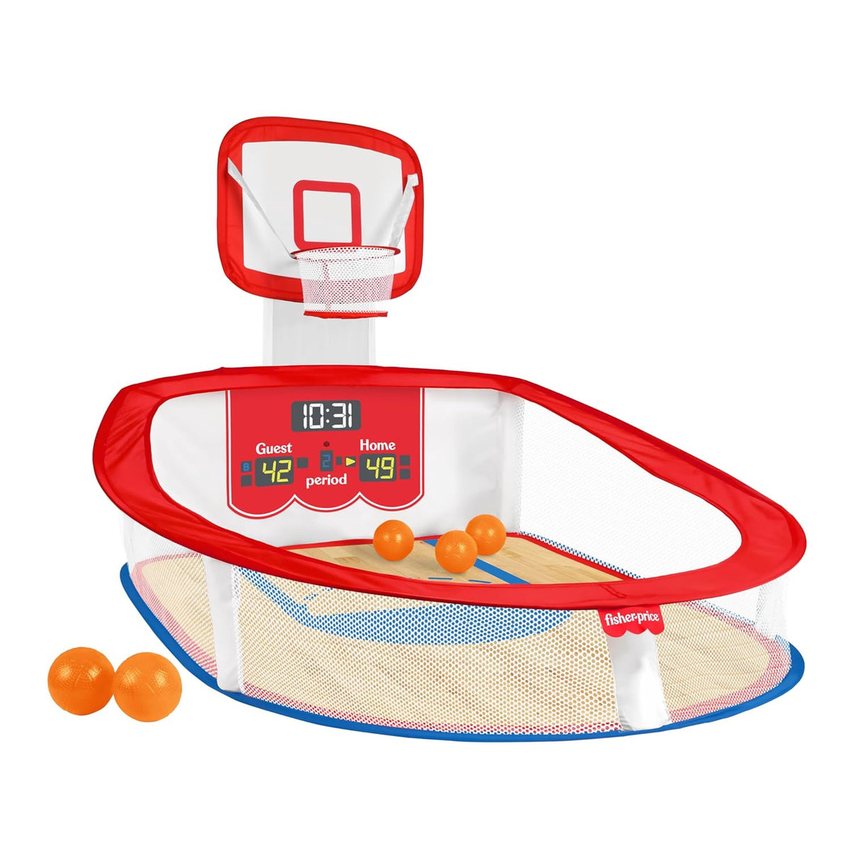 FISHER-PRICE Toy Soft & Safe Basketball Set