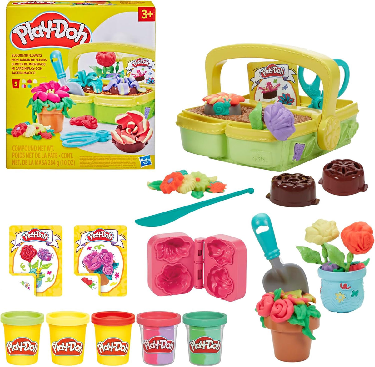 PLAY-DOH Toy Blooming Flower Garden