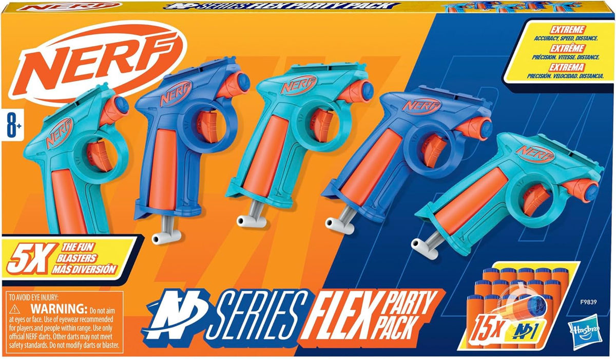 NERF Toy N Series 5 Pack Flex Blasters