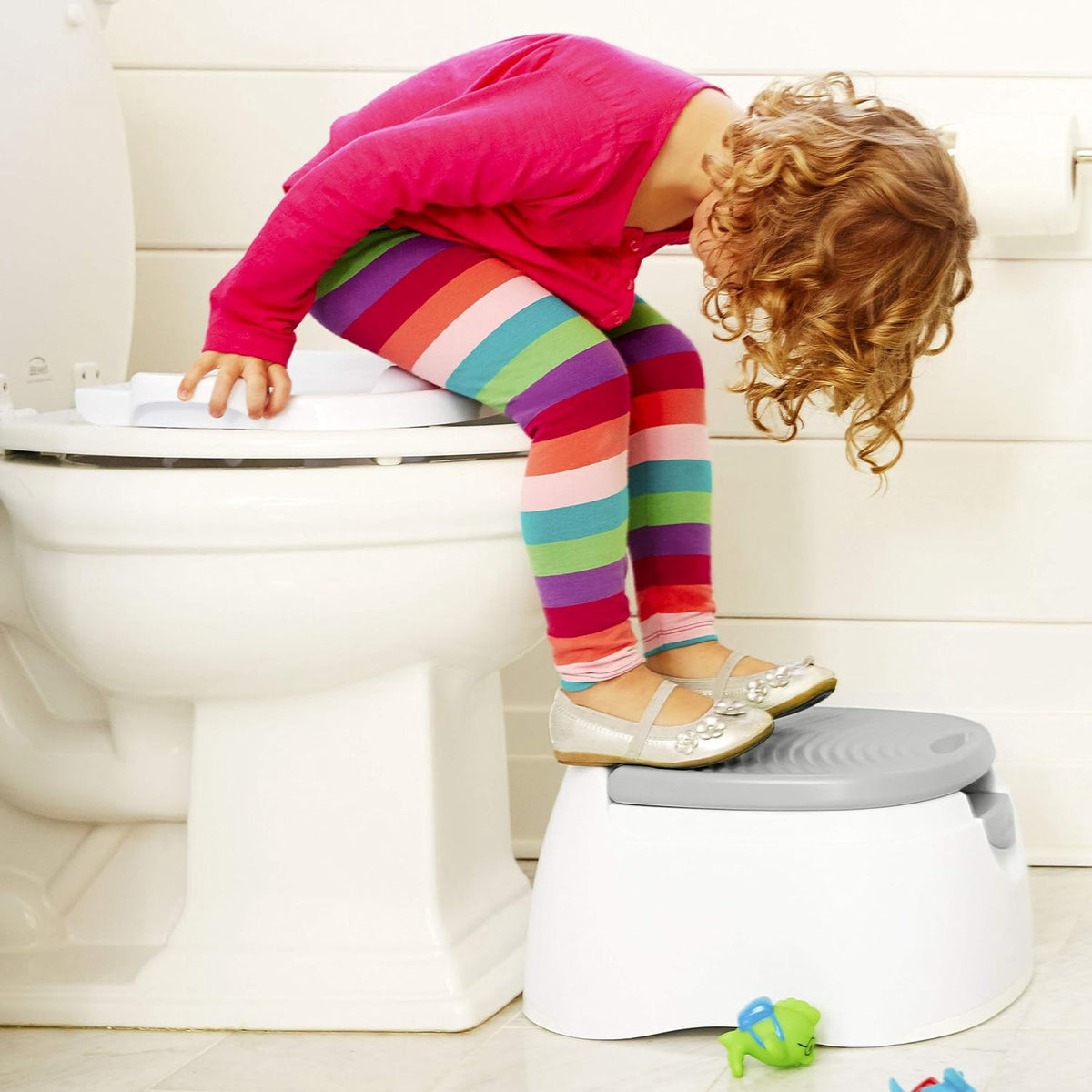 MUNCHKIN Potty Arm & Hammer Stool Training Seat MULTI-STAGE 3-IN-1