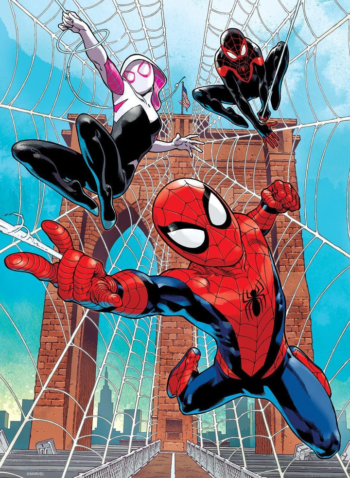 BUFFALO GAMES Puzzle Jigsaw Marvel SPIDER-VERSE 4 Pack