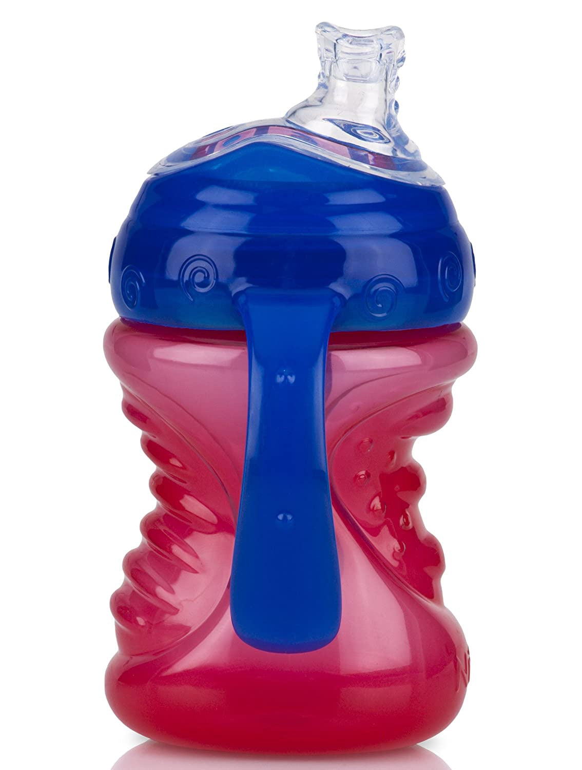NUBY Baby NO-SPILL Super Spout Grip N' Sip Cup 2 Pack