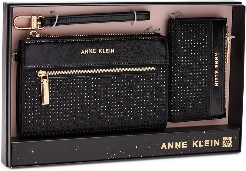 ANNE KLEIN Bag Clutch & Card Case 2PC Gift Set