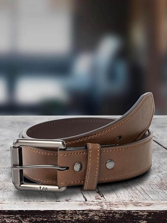 LEE Men Belt Classic Casual Brown