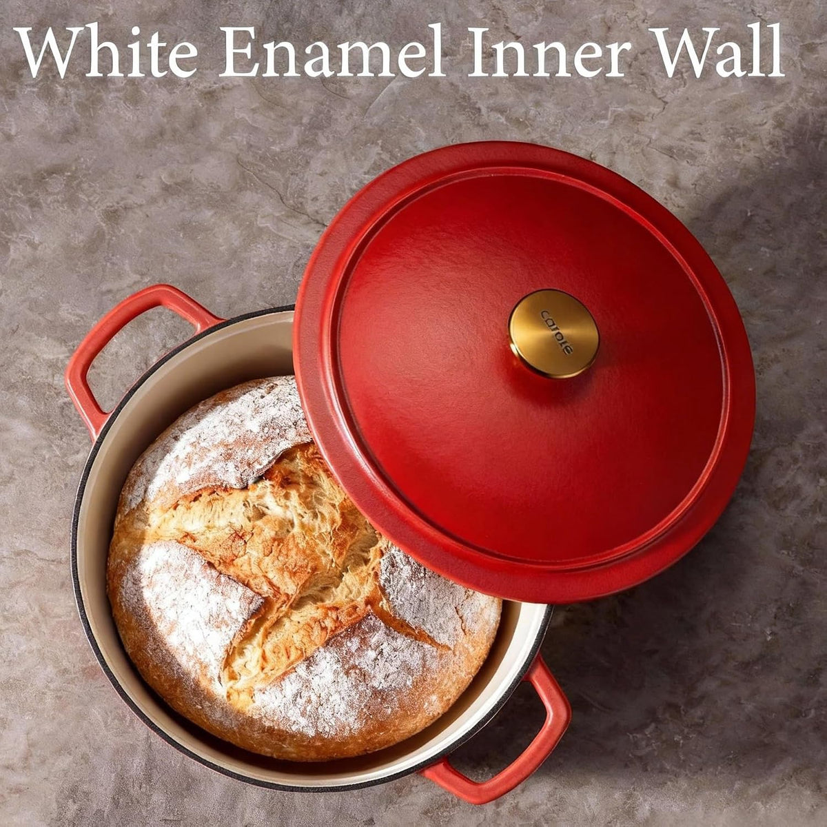 CAROTE Pot Dutch Oven Red 5QT
