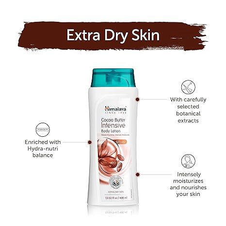 HIMALAYA Cocoa Butter Intensive Body Lotion 400ML 13.53 OZ