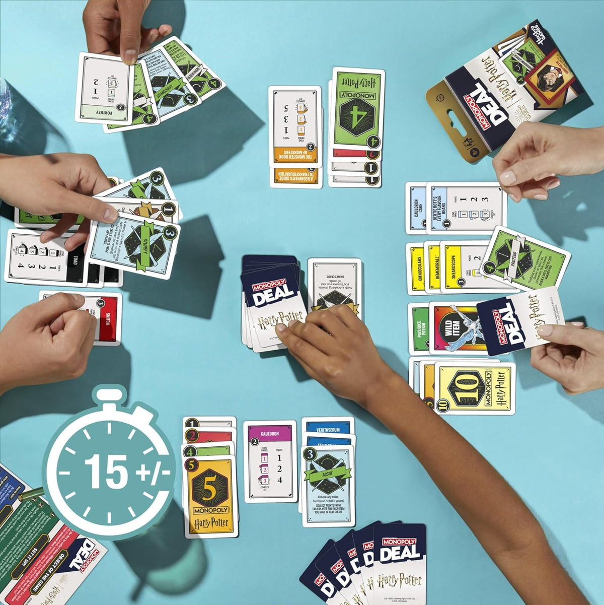 HASBRO Game Monopoly Cards Deal Harry Potter