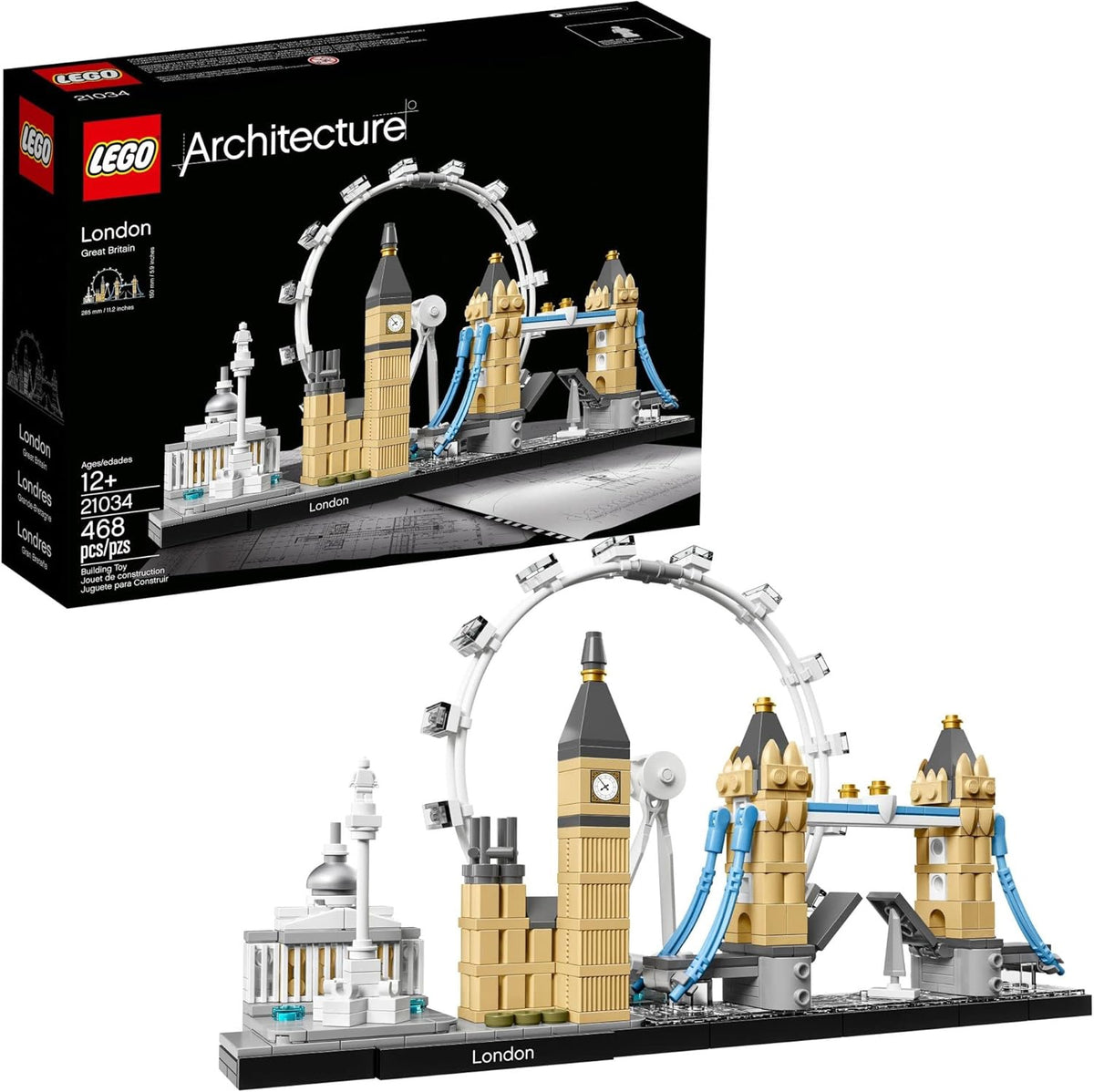 LEGO Toy Architecture London Skyline Collection 21034 468PCS