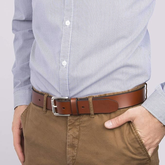 DOCKERS Men Belt Casual Brown
