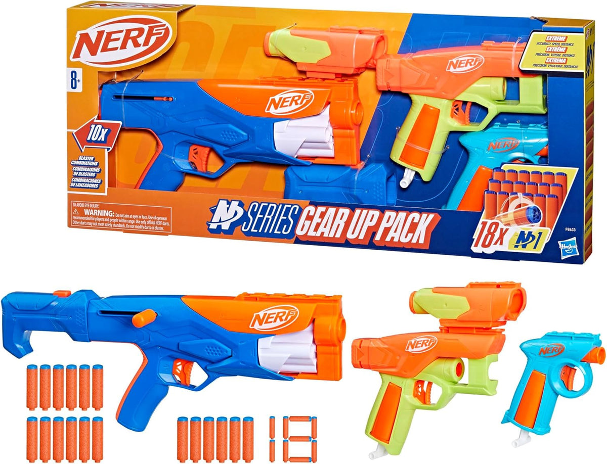 NERF Toy Blaster N Series Gear Up Pack 3X
