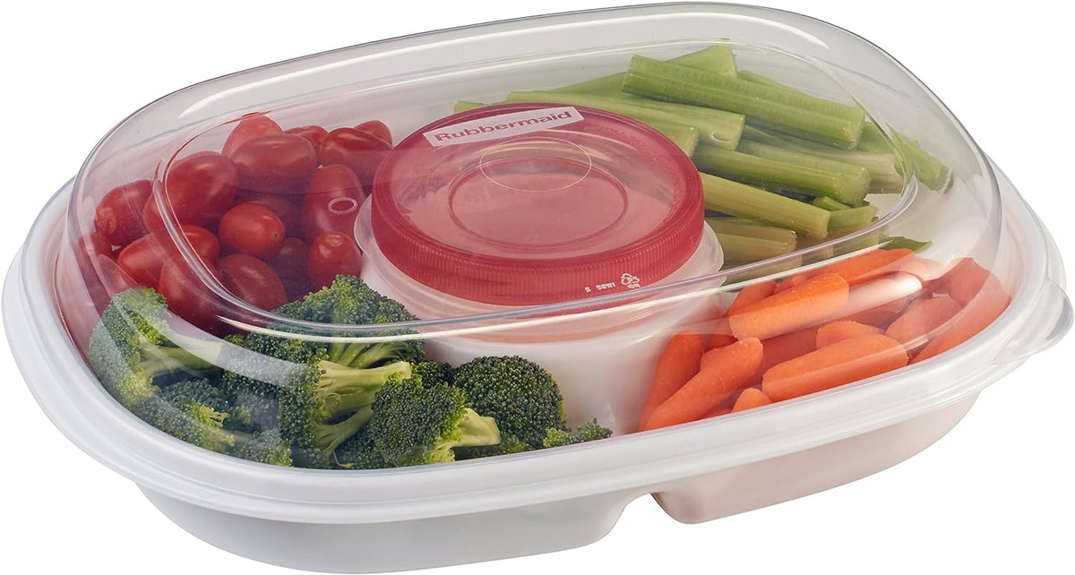 RUBBERMAID Food Bowl Party Platter 1996461