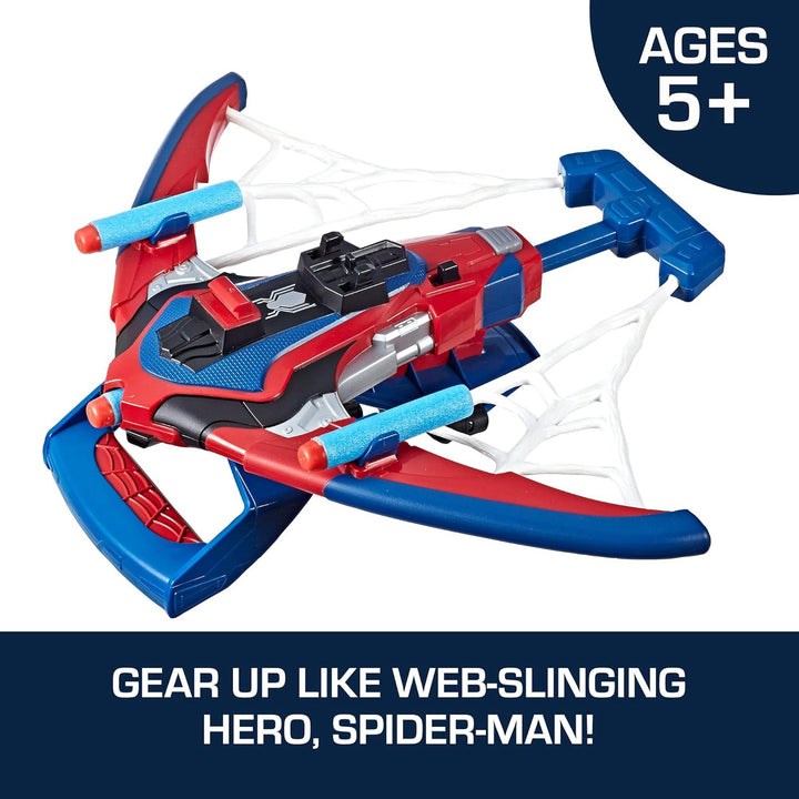 MARVEL Toy SPIDER-MAN Web Shots Spiderbolt Nerf Powered Blaster