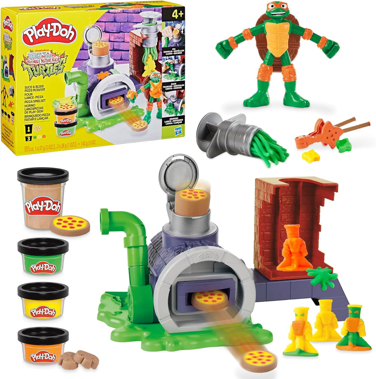 PLAY-DOH Toy Teenage Mutant Ninja Turtles Pizza Playset