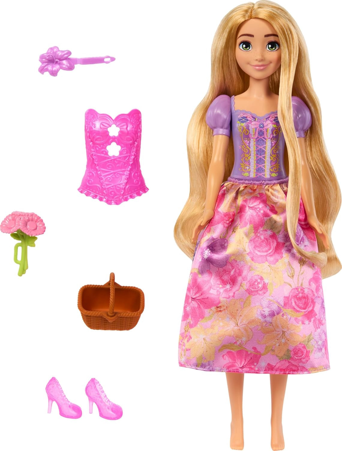 DISNEY Toy Doll Princess Rapunzel Set 11 Surprises