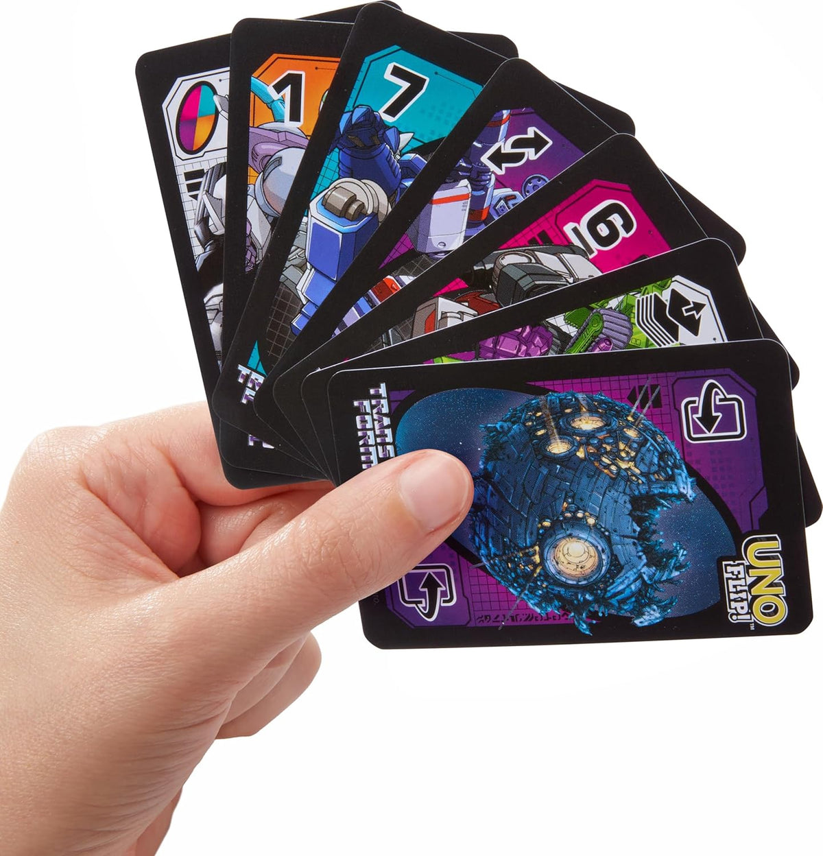 MATTEL Game Uno Flip Transformers