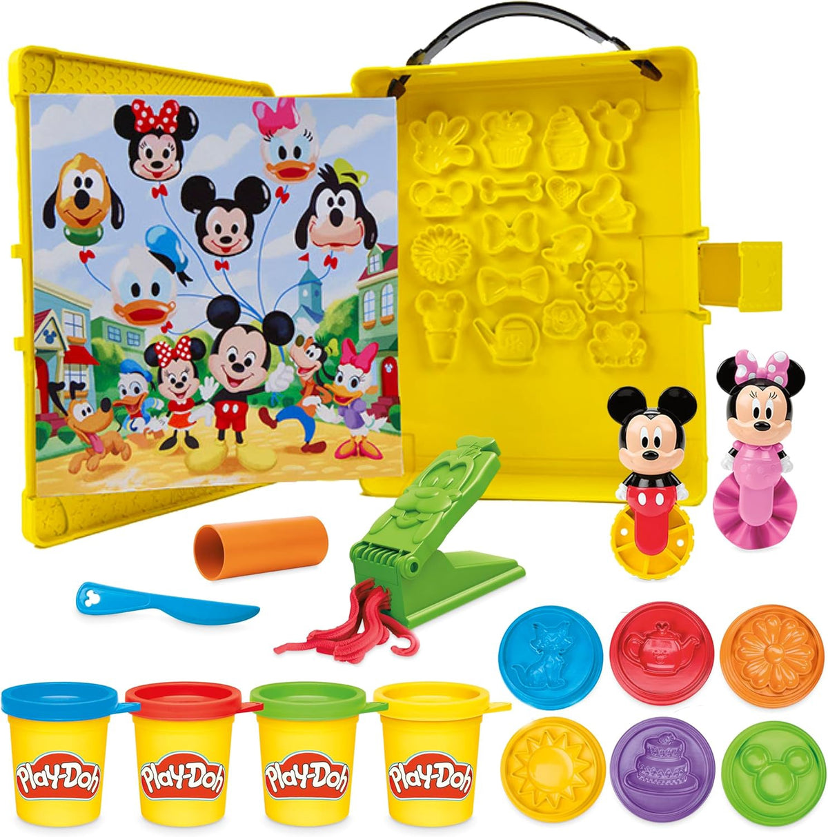 PLAY-DOH Toy Disney Junior Mickey Mouse Clubhouse W/STORAGE