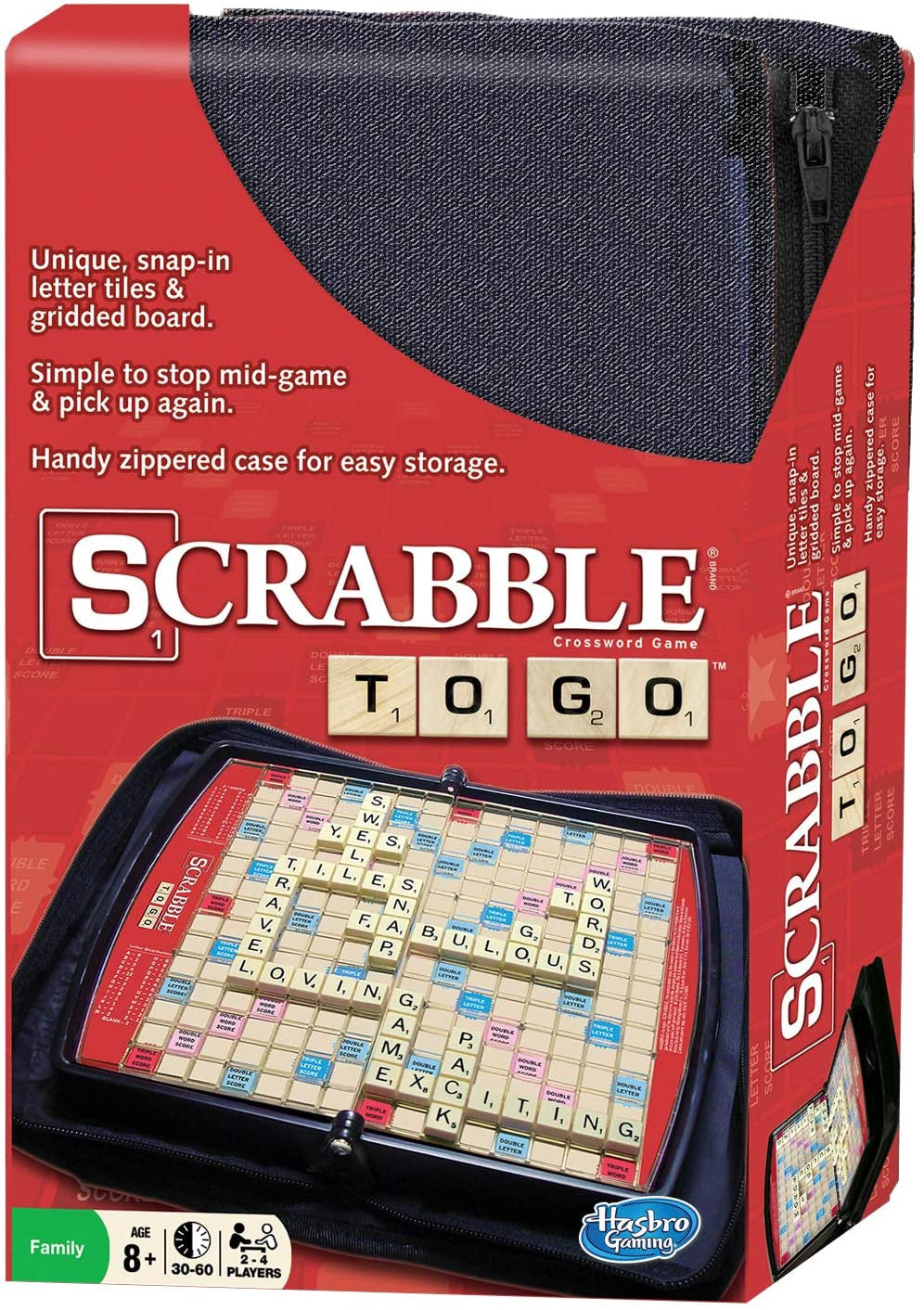 HASBRO Game Scrabble to Go Winning Moves