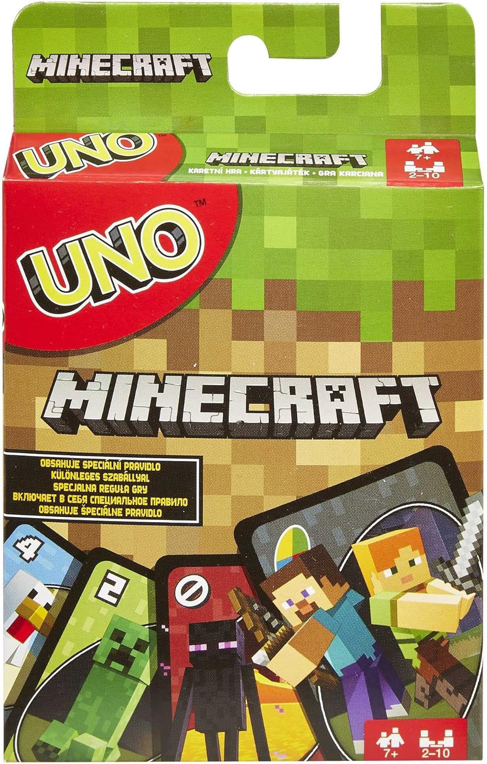 MATTEL Game Games Uno Minecraft