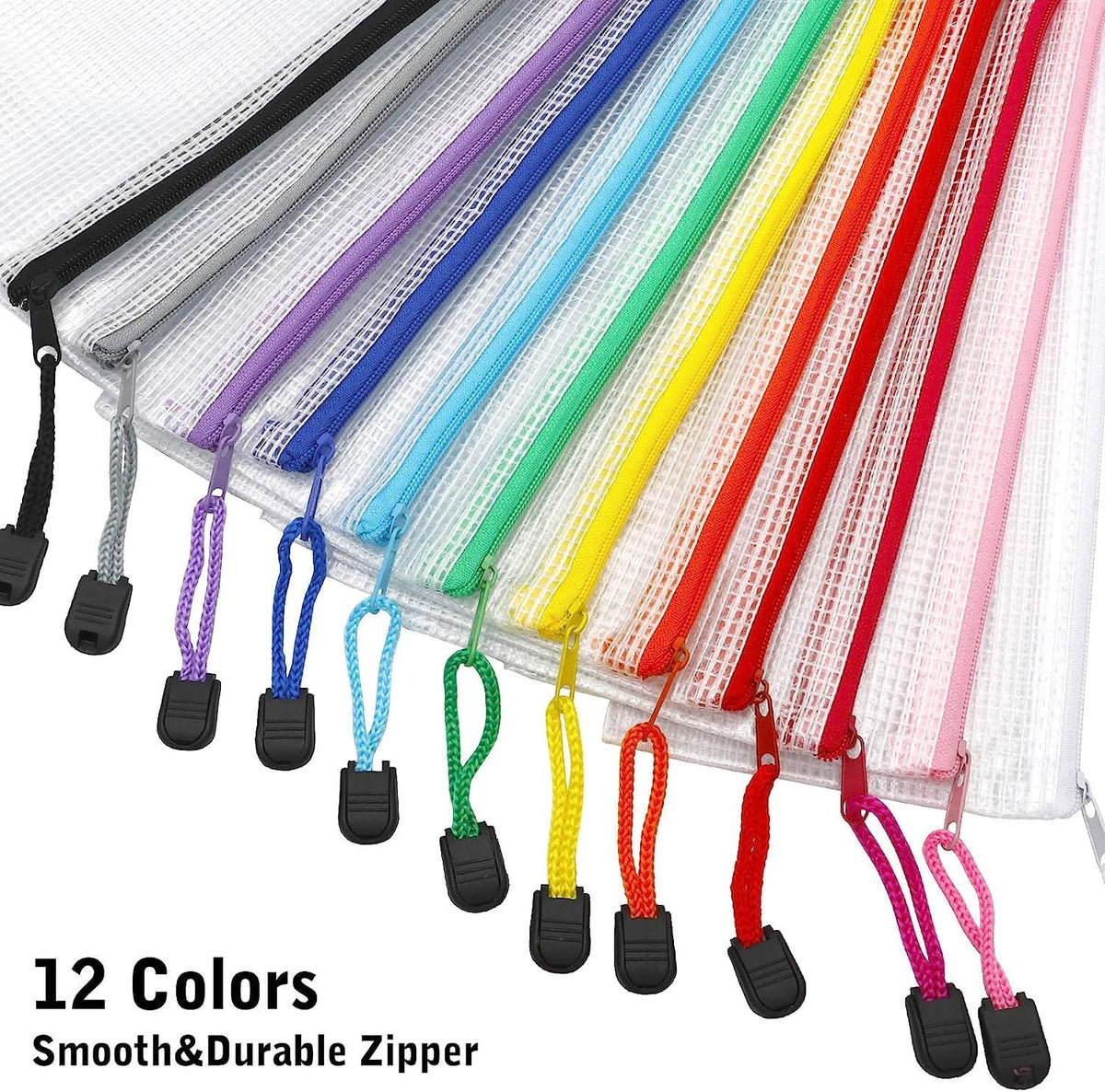 Stationery Pencil Case / Pouch Mesh Assorted