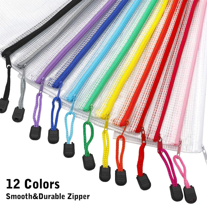 Stationery Pencil Case / Pouch Mesh Assorted