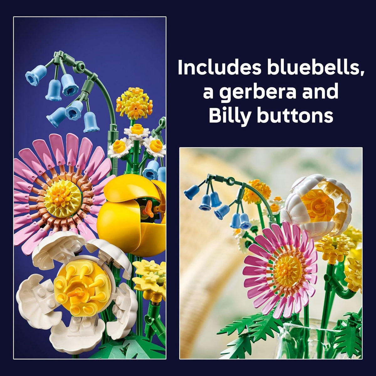 LEGO Toy Botanicals Petite Sunny Bouquet 373PCS 10437