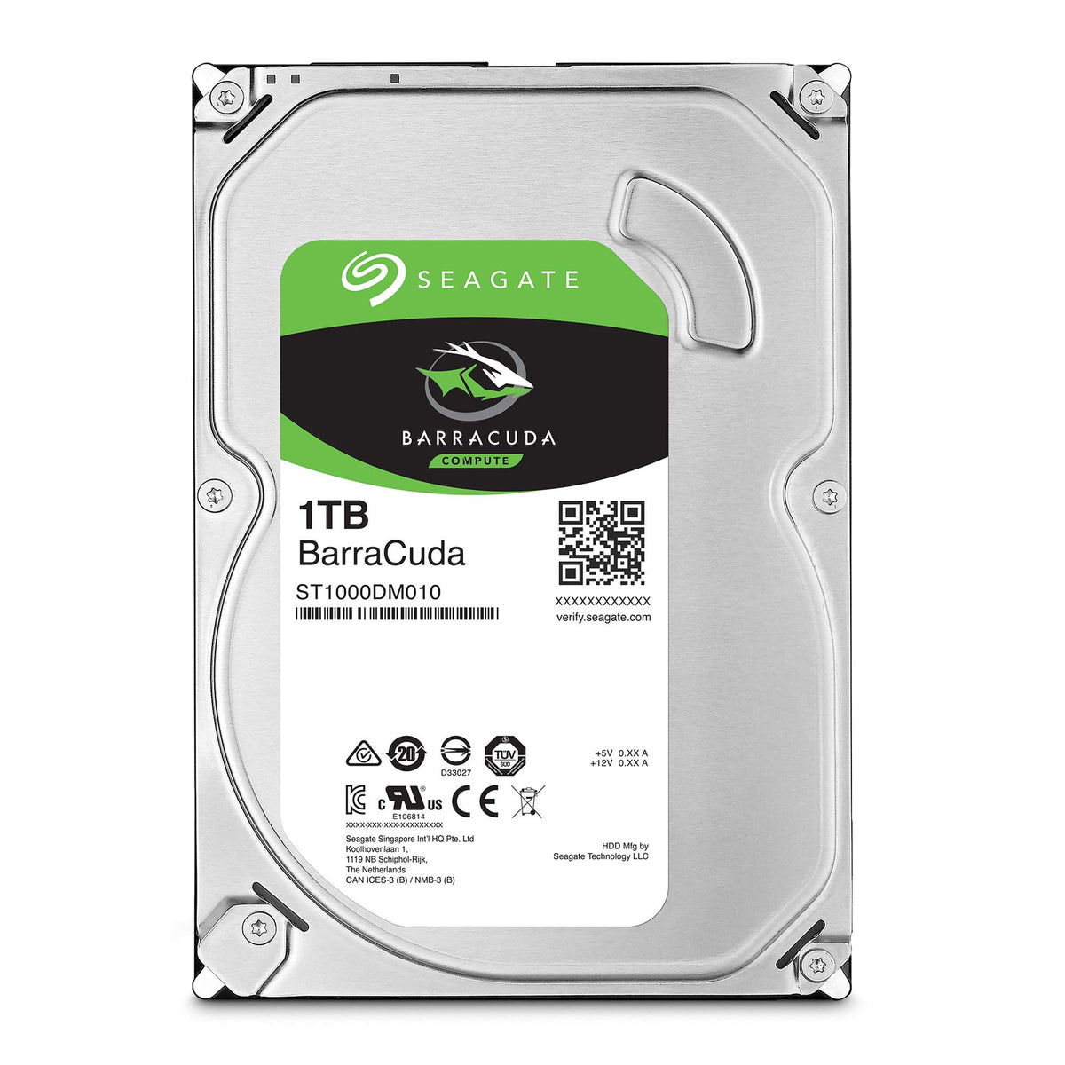 SEAGATE Computer Hard Drive Sata 1TB Barracuda ST1000DM010