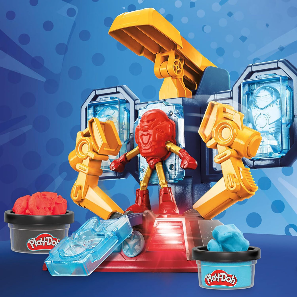 PLAY-DOH Toy Marvel Iron Man Armor Maker Lab