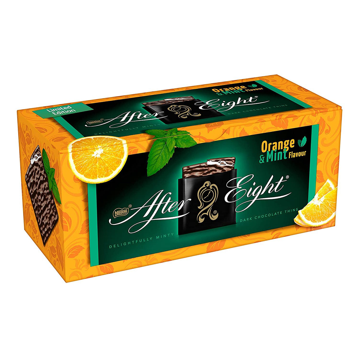 NESTLE Chocolate After Eight Menthe Orange Dark Mint Thins Fines Menthes Noires 200G