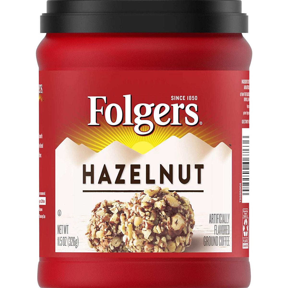 FOLGERS Coffee Hazelnut Ground 11.5OZ 326G