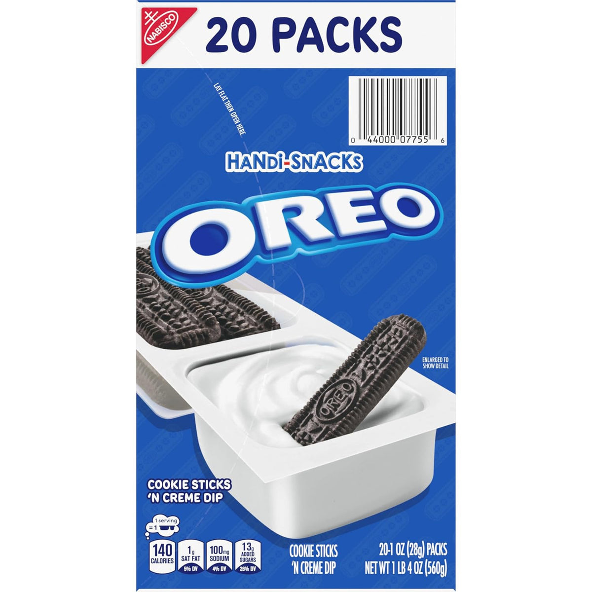 NABISCO Oreo HANDI-SNACKS 20PACK