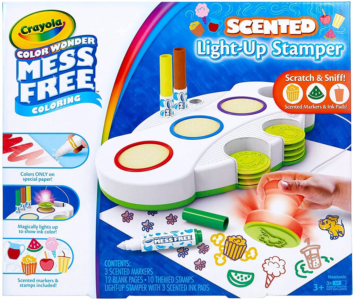 CRAYOLA Toy Color Wonder Light Up Stamper with Scented Inks