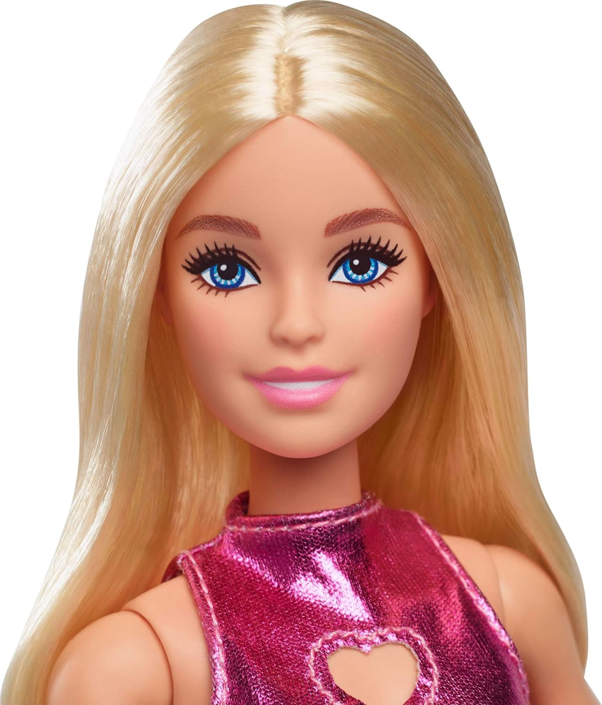 BARBIE Toy Metallic Pink Minidress