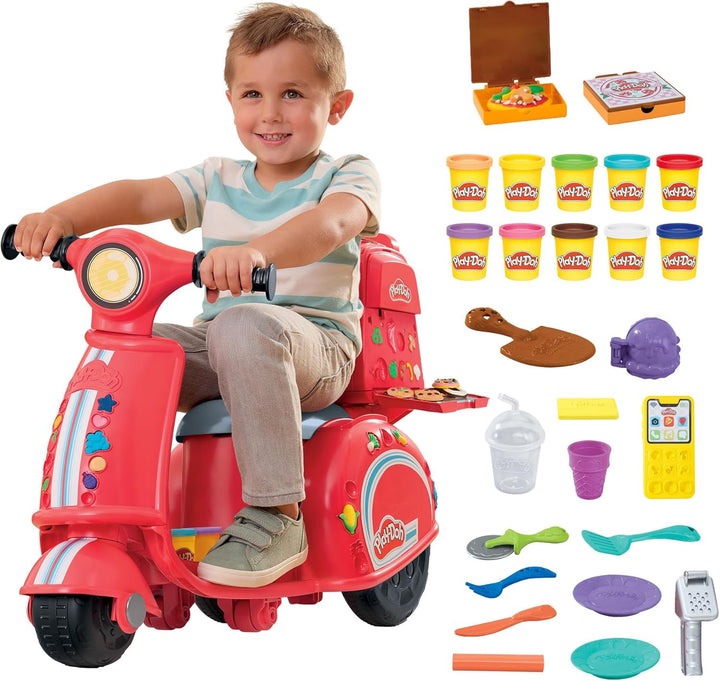 PLAY-DOH Toy Pizza Delivery Scooter Playset