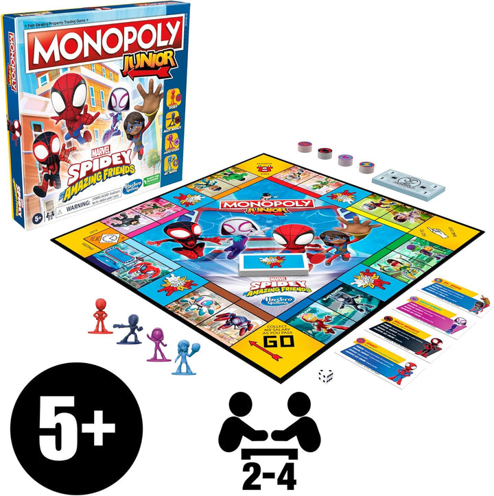 HASBRO Game Monopoly Junior Marvel Spidey & His Amazing Friends