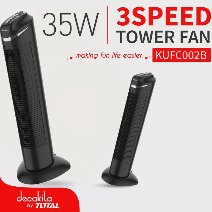 DECAKILA Fan Tower KUFC002B 3-SPEED