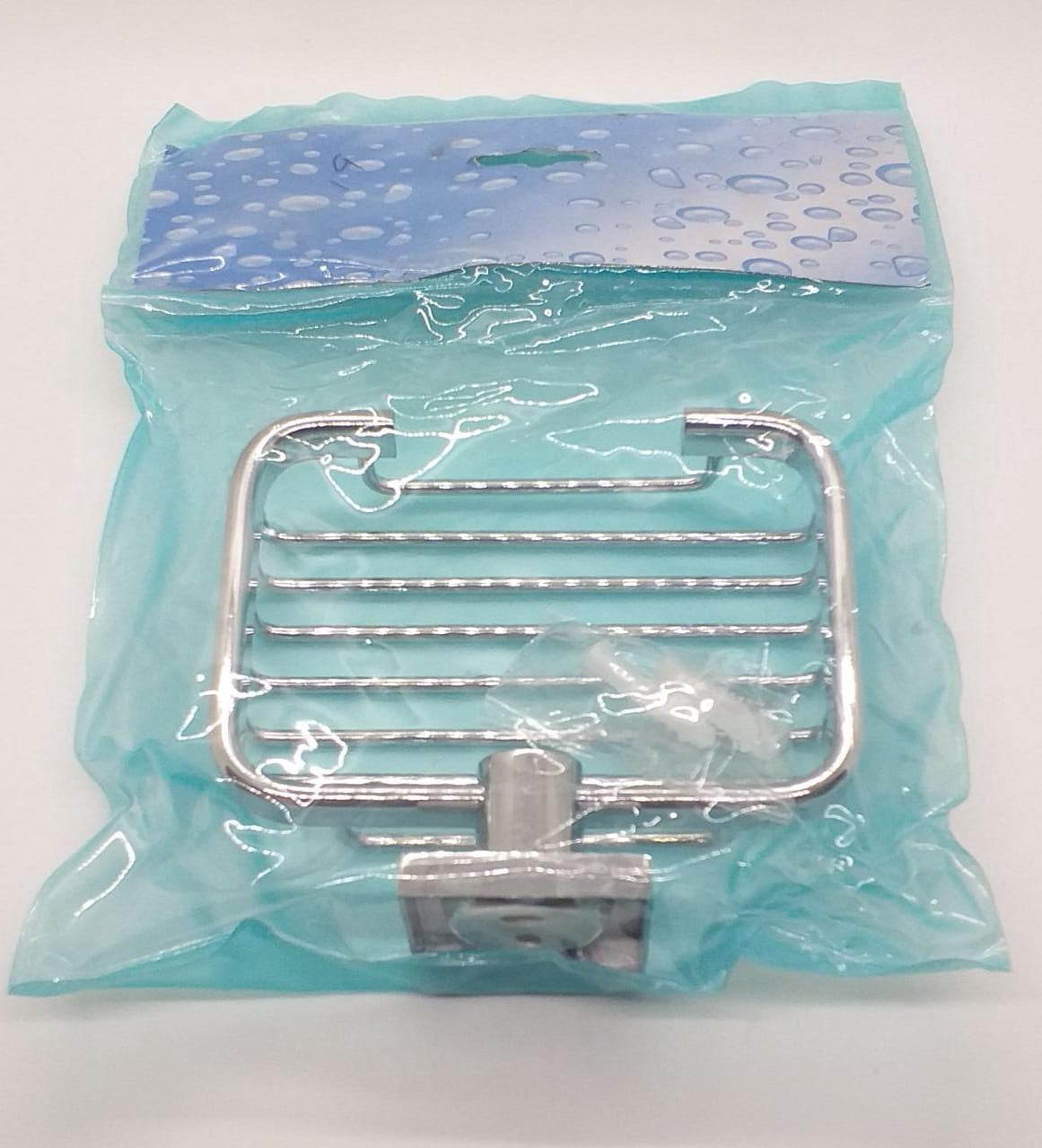 Soap Dish Holder Nickle Square 12-17-5 Metal