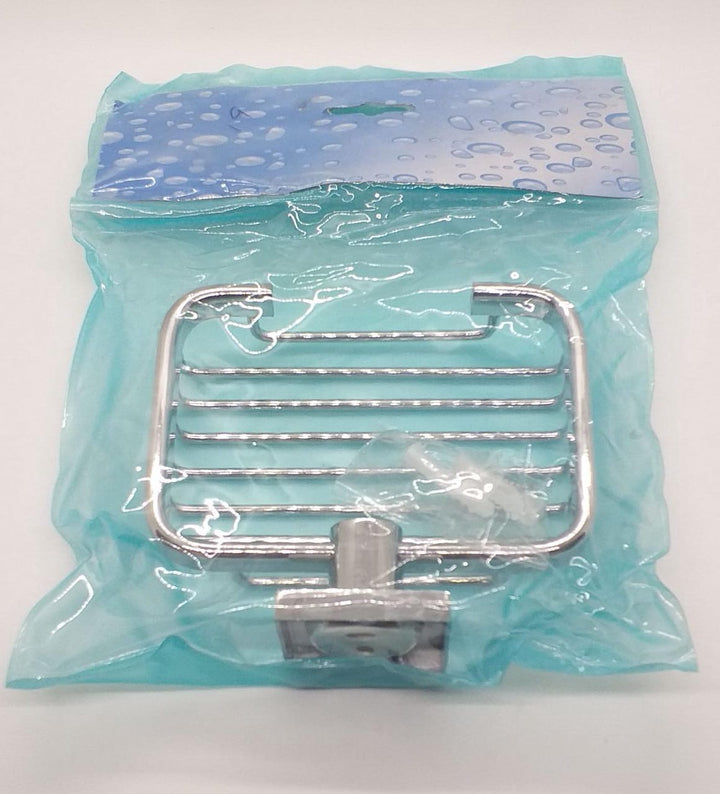 Soap Dish Holder Nickle Square 12-17-5 Metal