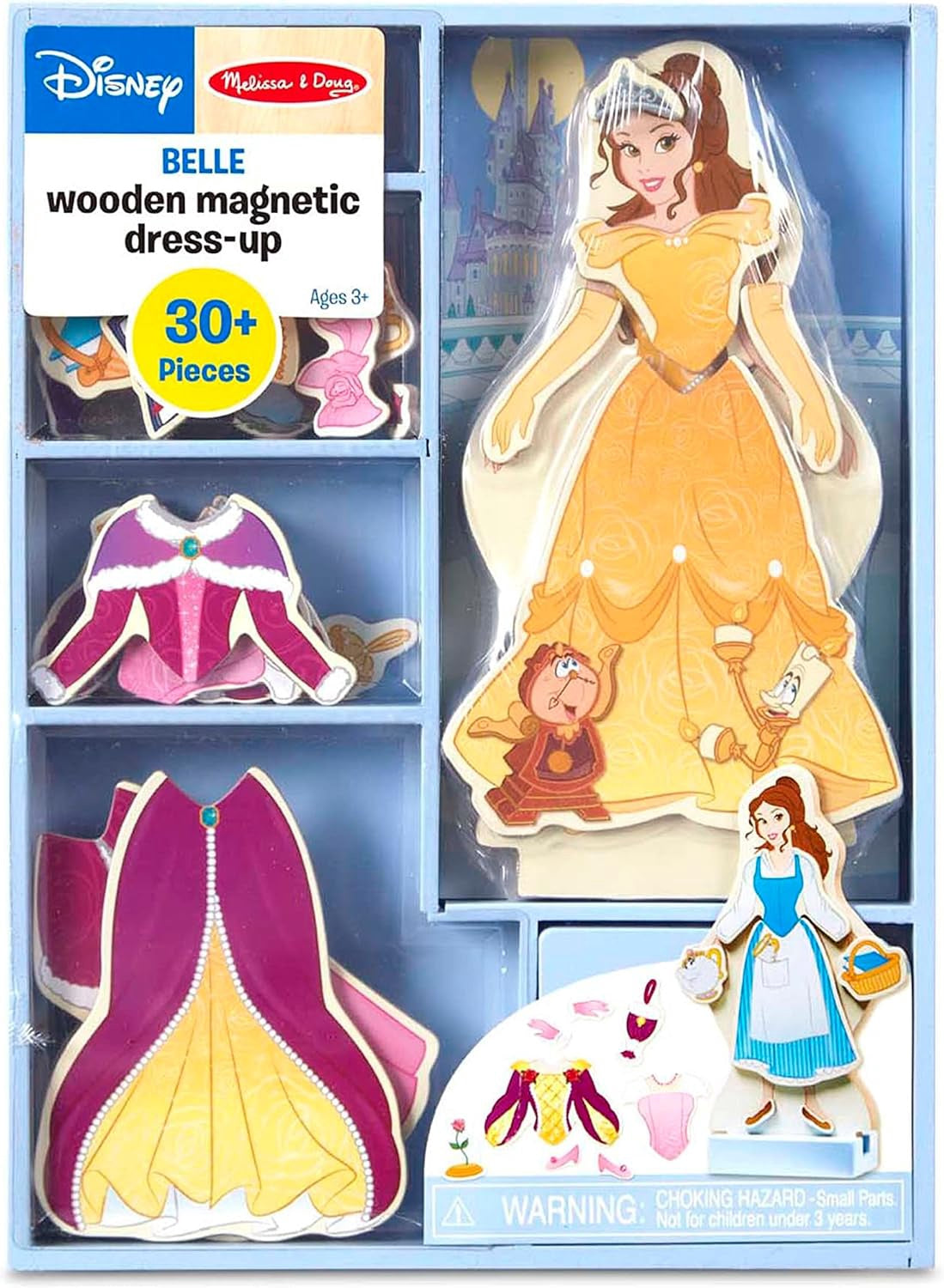 MELISSA & DOUG Toy Disney Belle Magnetic Set 30PCS