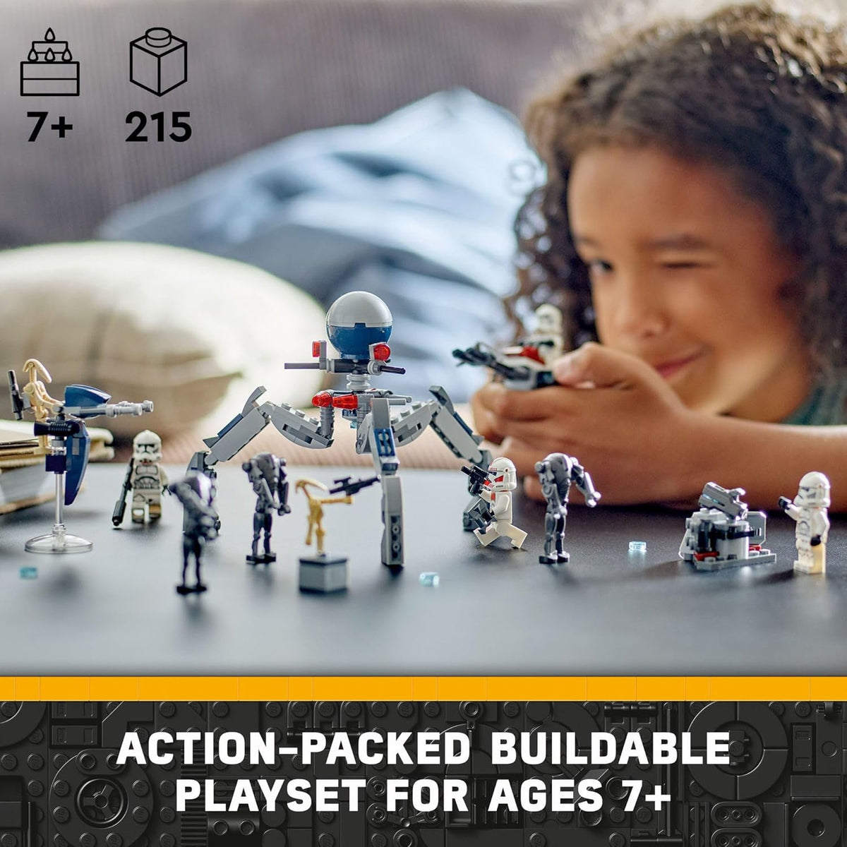 LEGO Toy Star Wars Clone Trooper & Battle Droid Battle Set