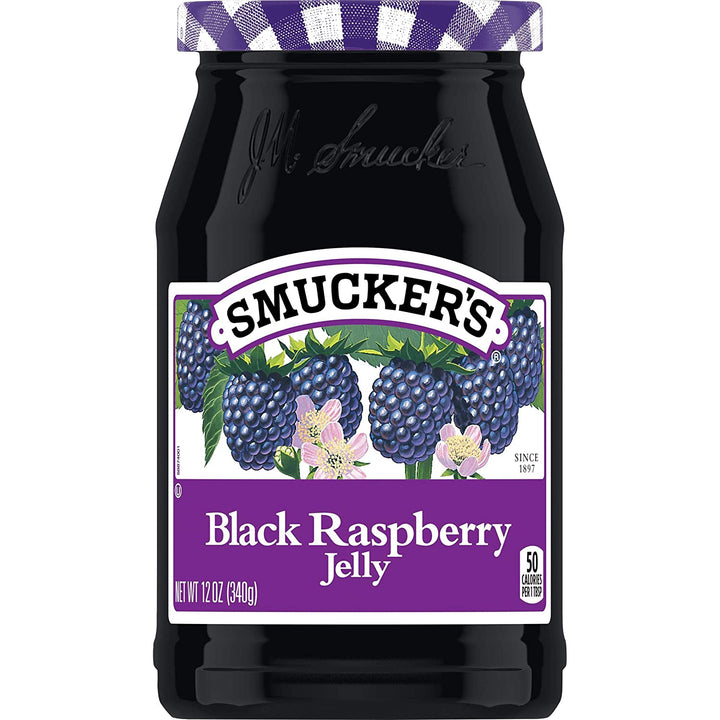 SMUCKER'S Black Raspberry Jelly 12OZ 340G