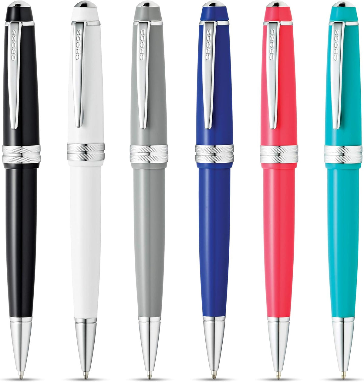 CROSS Stationery Pen Bailey Ballpoint White / Grey / White Gold