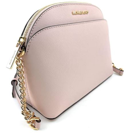 MICHAEL KORS Bag Emmy Saffiano Leather Crossbody Powder Blush