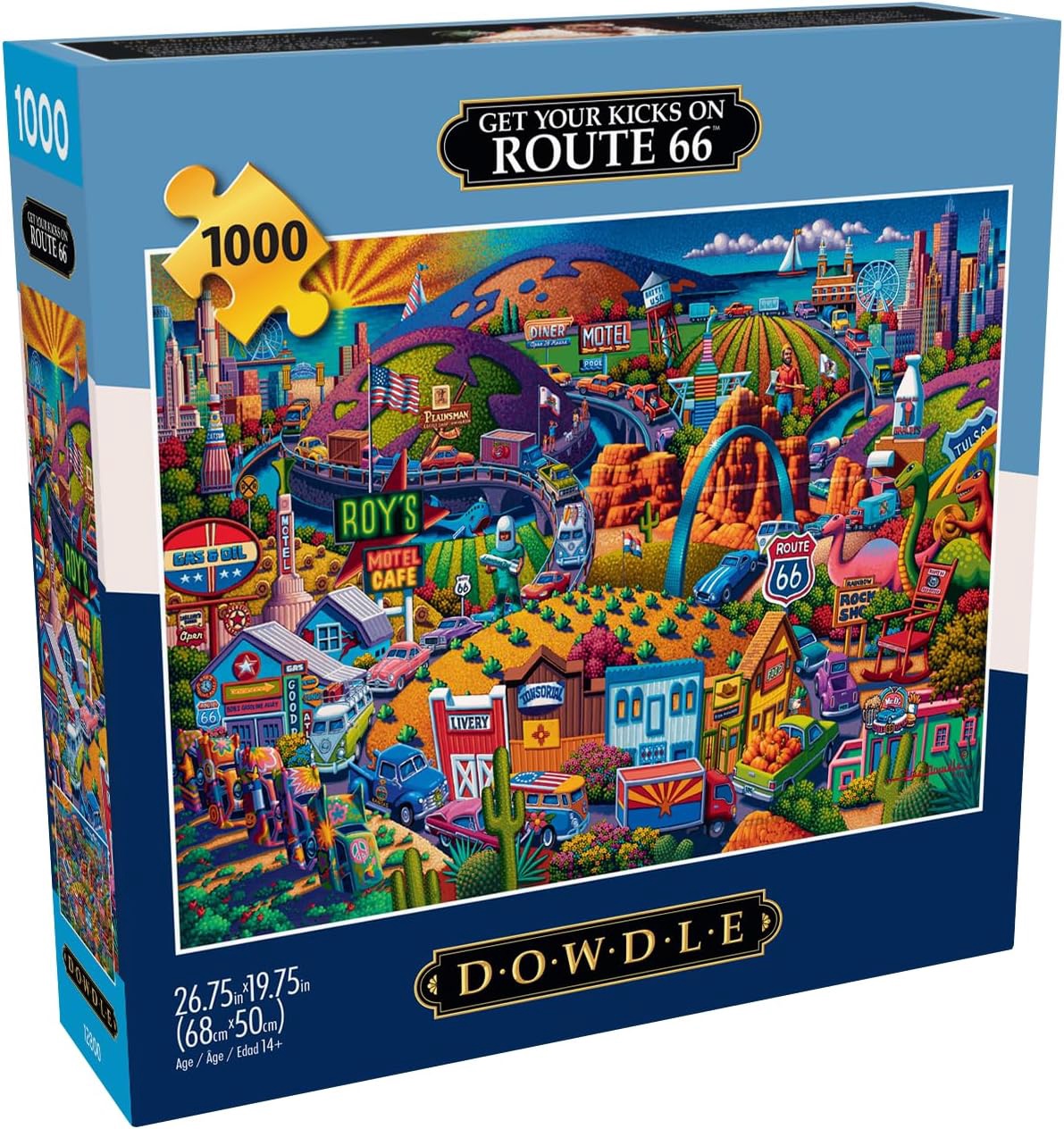 BUFFALO GAMES Puzzle Jigsaw Route 66 1000PC