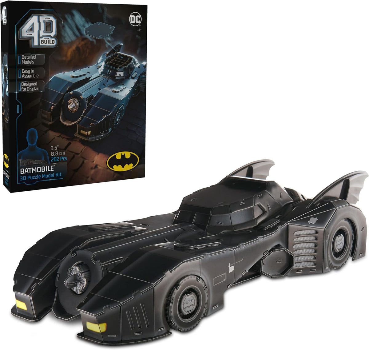 4D BUILD Puzzle DC Batman Batmobile 3D Model Kit 202PCS